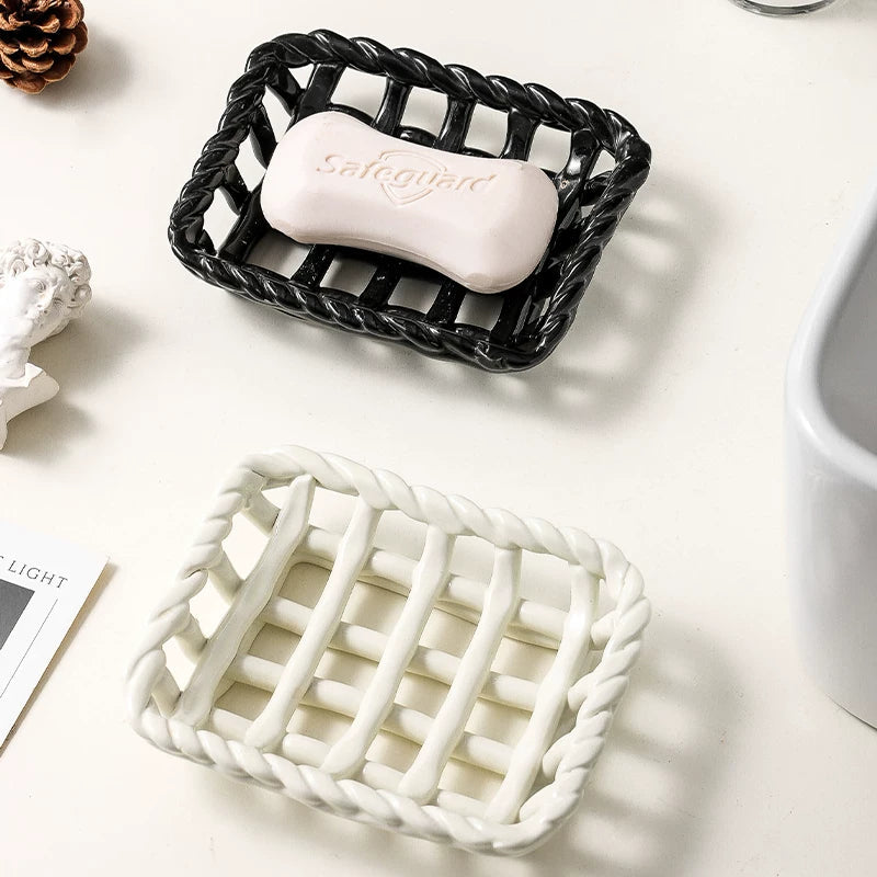 Elegant Ceramic Soap Dish 1