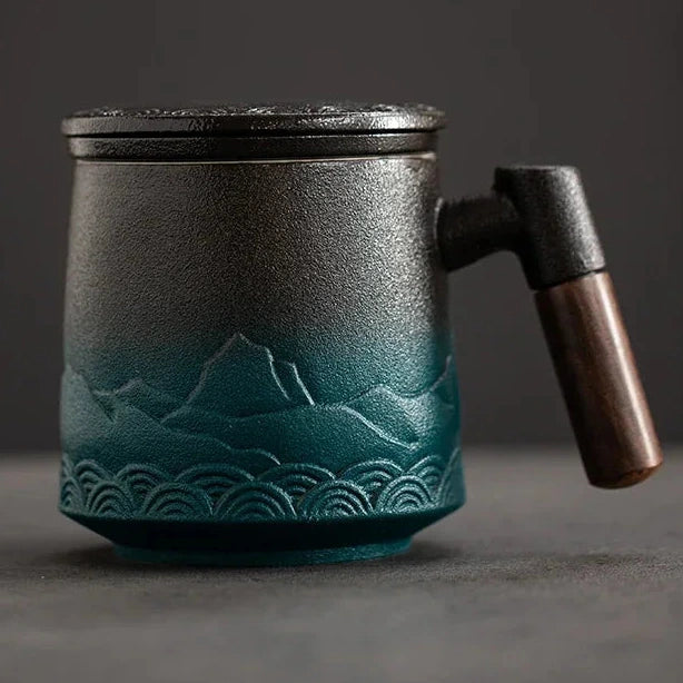 Elegant Ceramic Strainer Mug 6