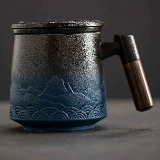 Elegant Ceramic Strainer Mug 7