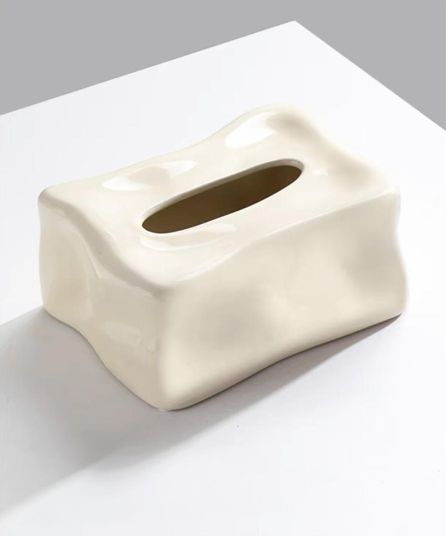 Elegant Ceramic Tissue Box Cover 0