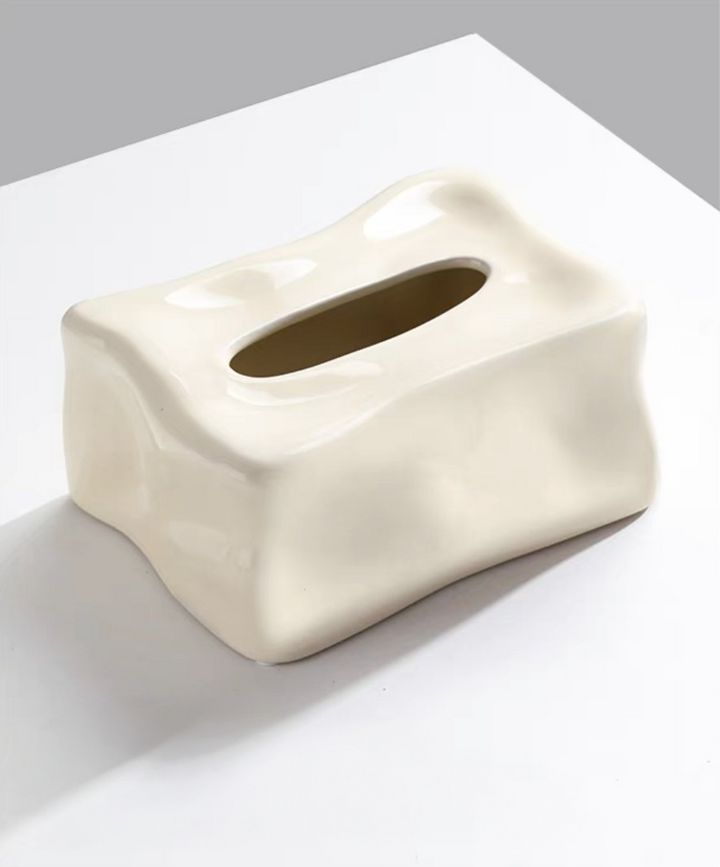 Elegant Ceramic Tissue Box Cover 0