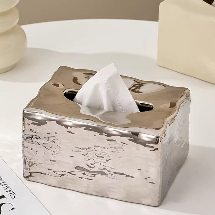 Elegant Ceramic Tissue Box Cover 0