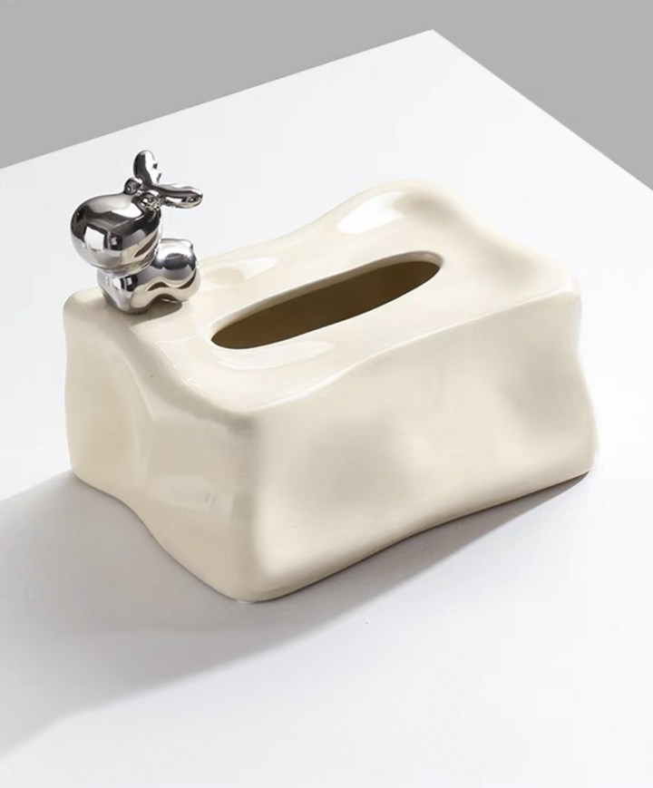 Elegant Ceramic Tissue Box Cover 13