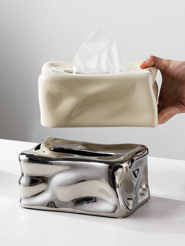 Elegant Ceramic Tissue Box Cover 1