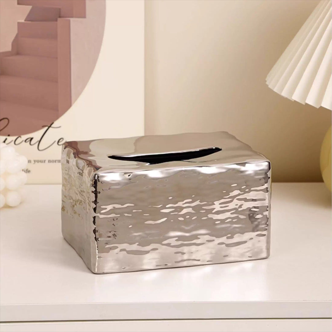 Elegant Ceramic Tissue Box Cover 1