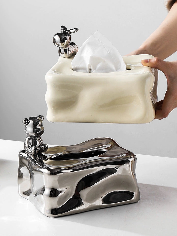 Elegant Ceramic Tissue Box Cover 2
