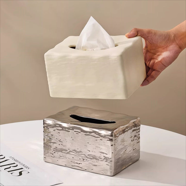 Elegant Ceramic Tissue Box Cover 2