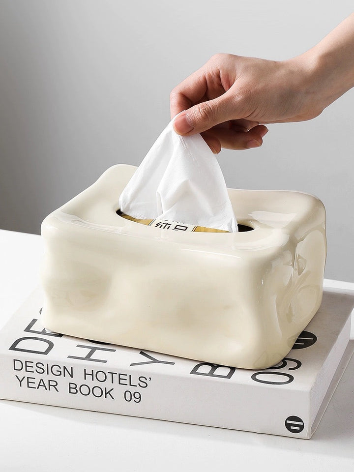 Elegant Ceramic Tissue Box Cover 3