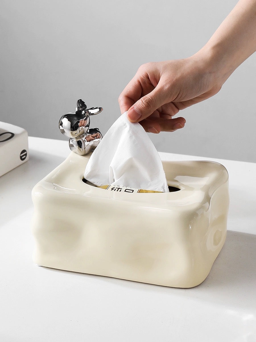 Elegant Ceramic Tissue Box Cover 4