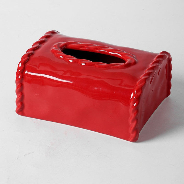 Elegant Ceramic Tissue Box Cover 6
