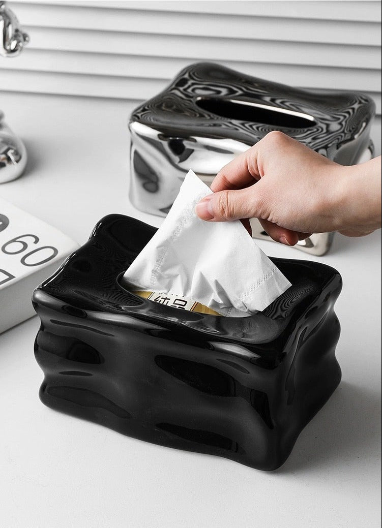 Elegant Ceramic Tissue Box Cover 7