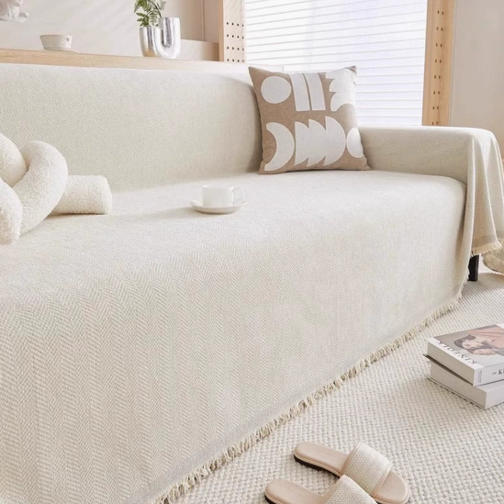 Elegant Chenille Couch Cover 5