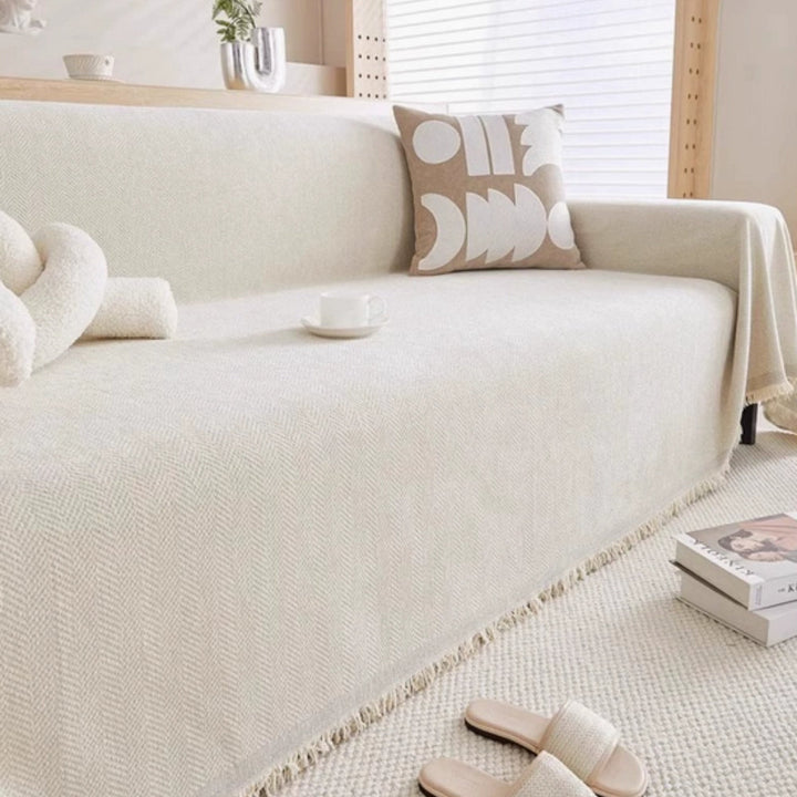 Elegant Chenille Couch Cover 5