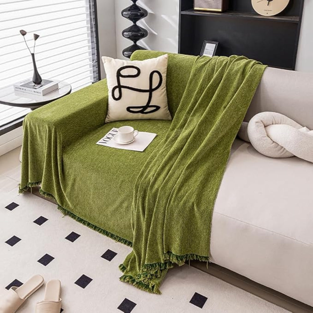 Elegant Chenille Couch Cover 6