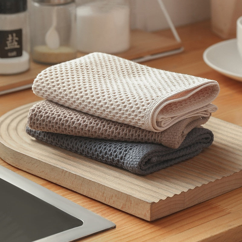 Elegant Cotton Honeycomb Towels 1