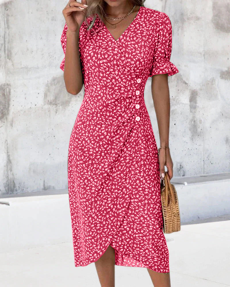 Elegant Floral Summer Dress 5