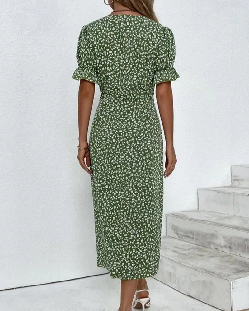 Elegant Floral Summer Dress 6