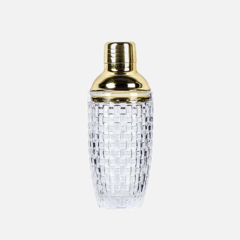 Elegant Glass Cocktail Shaker 0
