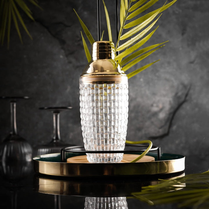 Elegant Glass Cocktail Shaker 1