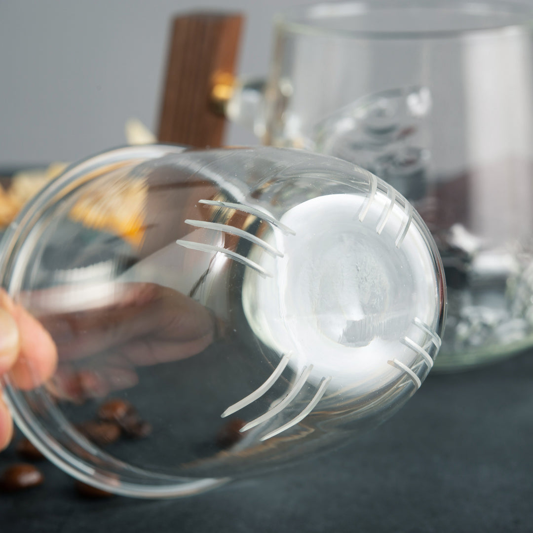 Elegant Glass Coffee Mug 3