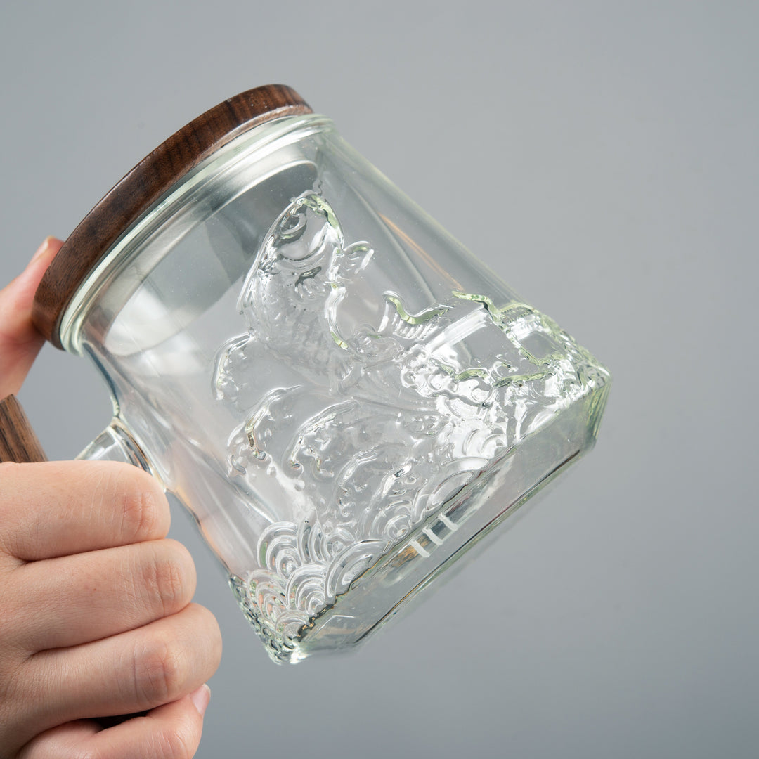 Elegant Glass Coffee Mug 5