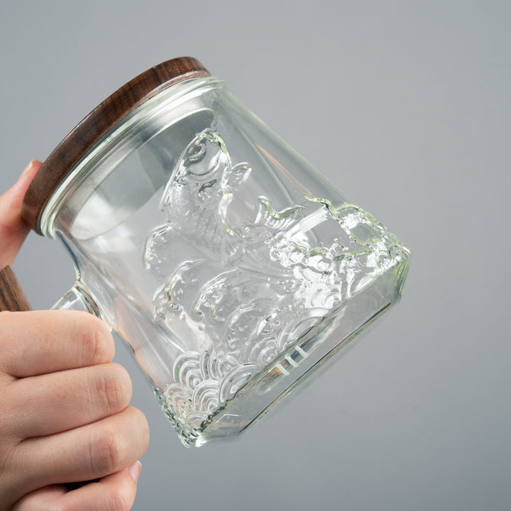 Elegant Glass Coffee Mug 5