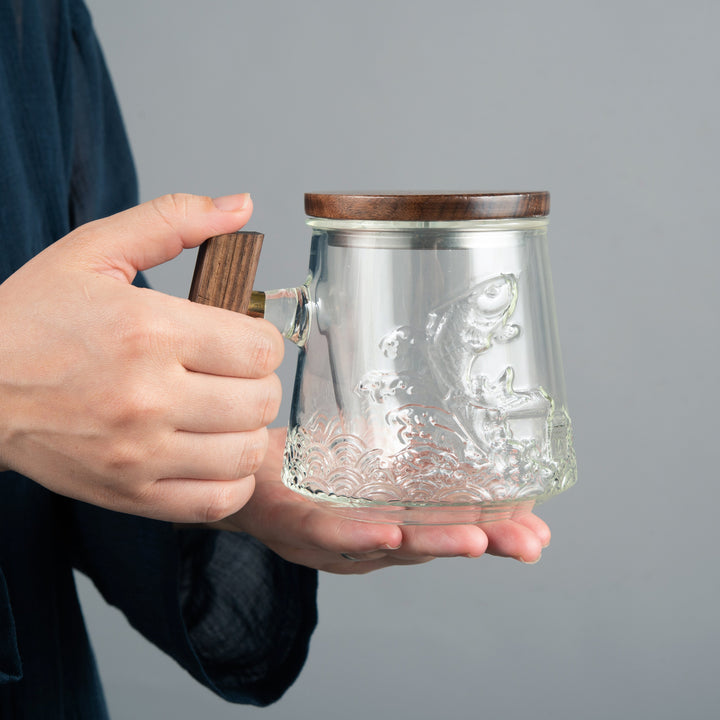 Elegant Glass Coffee Mug 7
