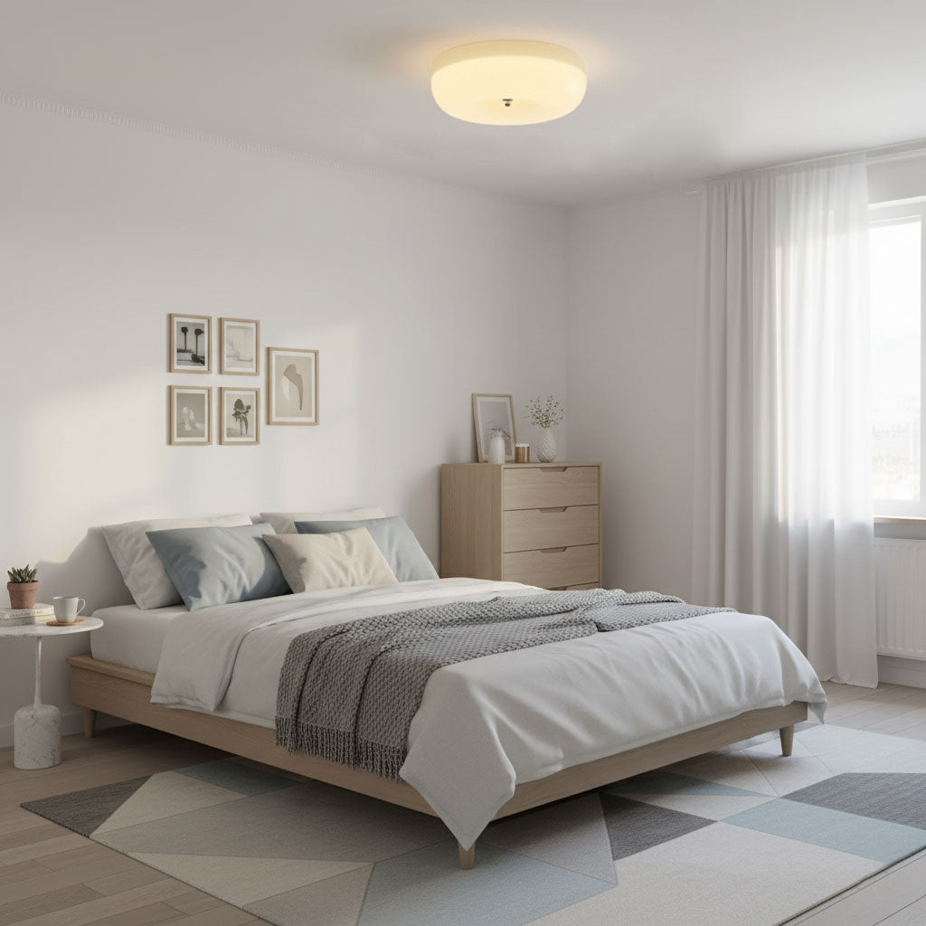 Elegant Glass Flush Mount Ceiling Light 4