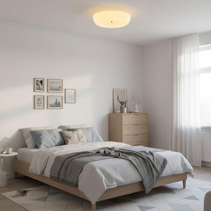 Elegant Glass Flush Mount Ceiling Light 7