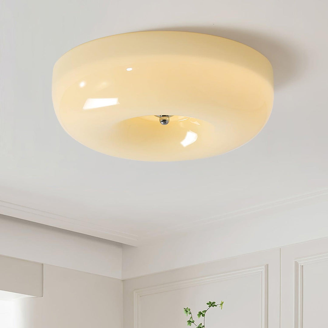 Elegant Glass Flush Mount Ceiling Light 8