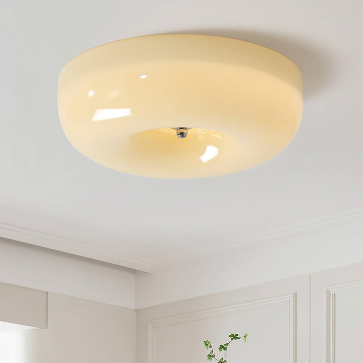 Elegant Glass Flush Mount Ceiling Light 8