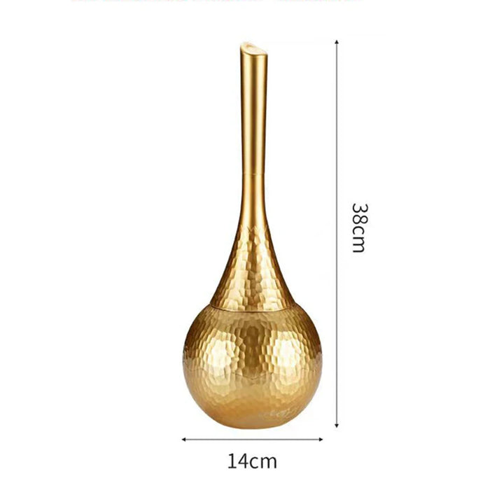 Elegant Gold Toilet Brush Set 2