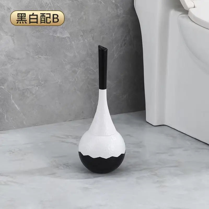 Elegant Gold Toilet Brush Set 8