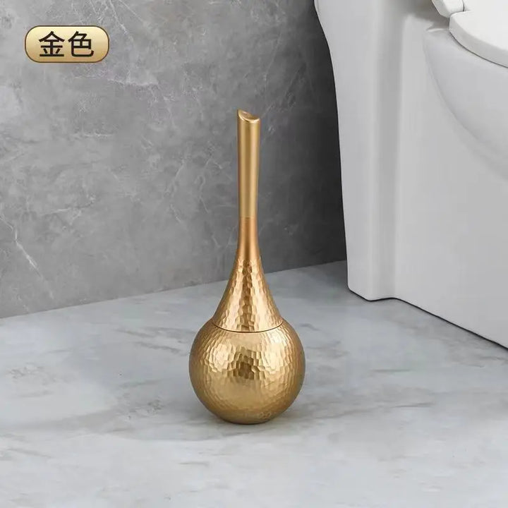 Elegant Gold Toilet Brush Set 9