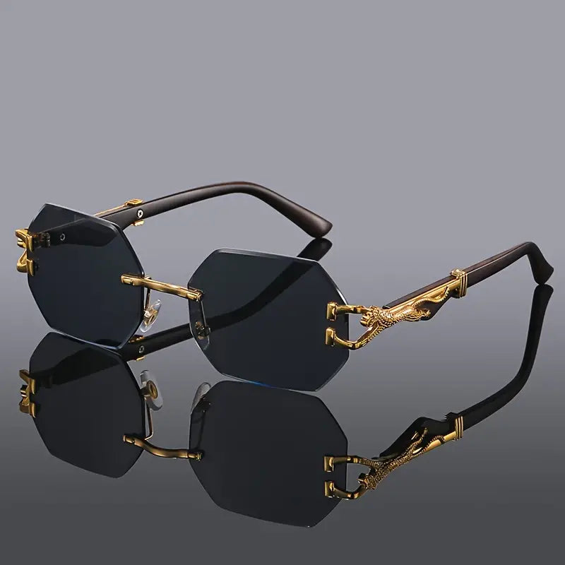 Elegant Hexagonal Sunglasses 0