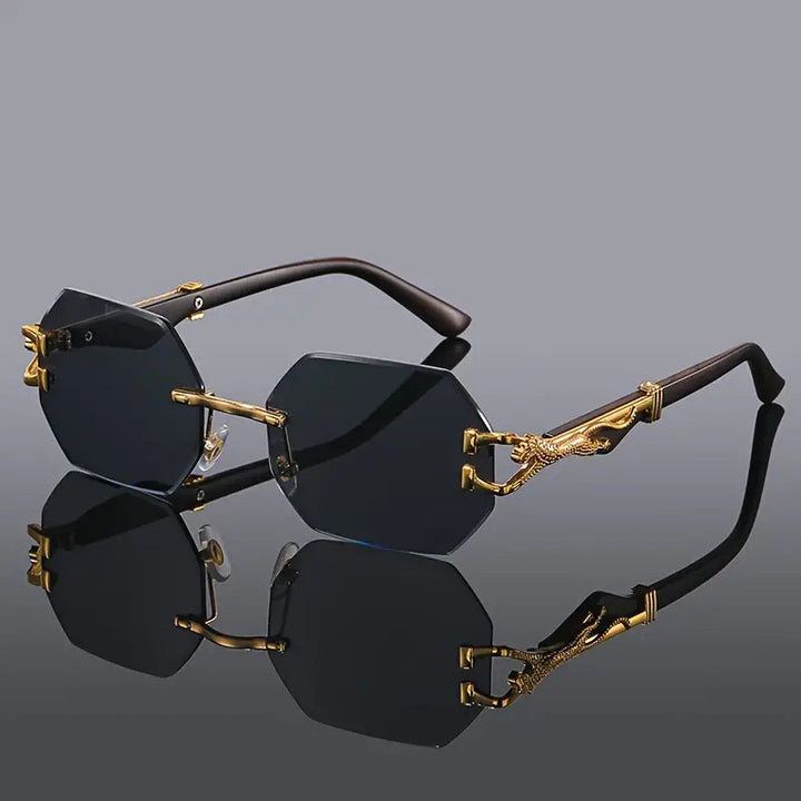 Elegant Hexagonal Sunglasses 0