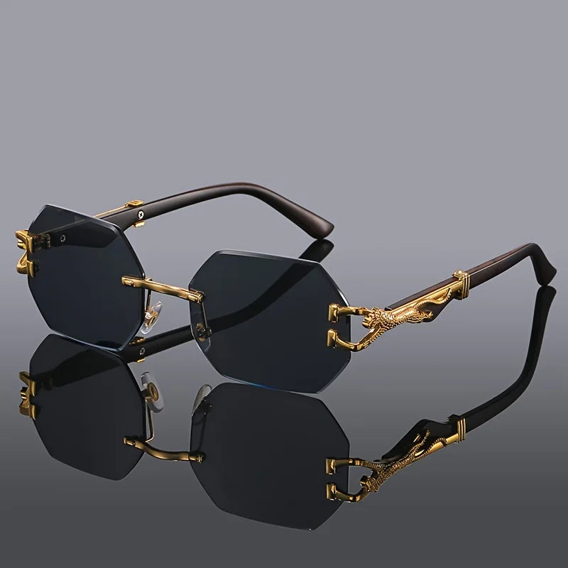 Elegant Hexagonal Sunglasses 1