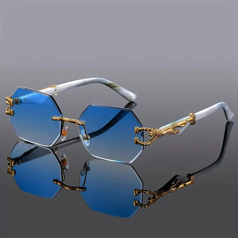 Elegant Hexagonal Sunglasses 2