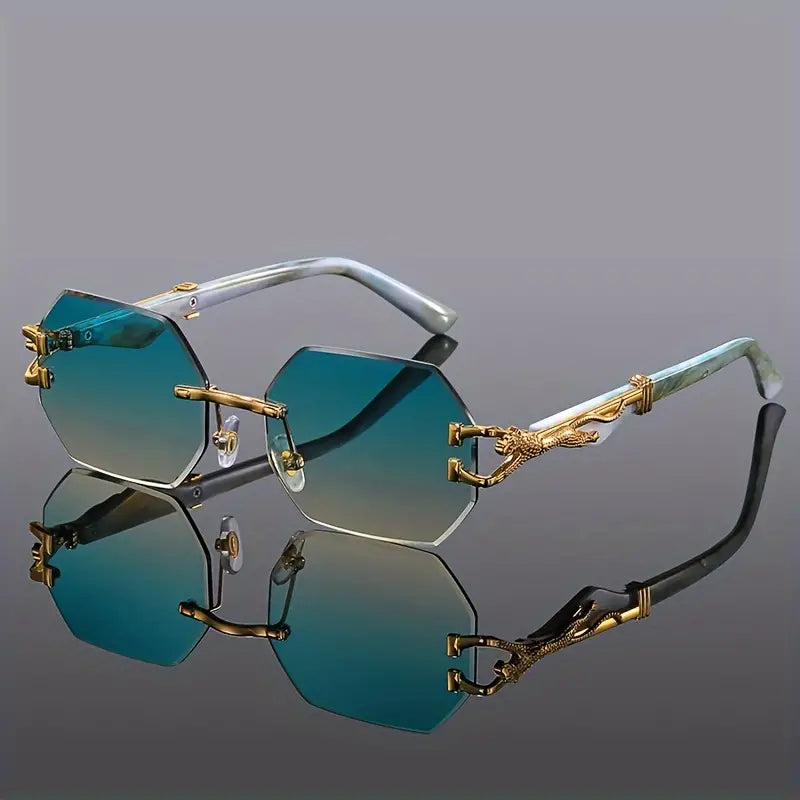 Elegant Hexagonal Sunglasses 3