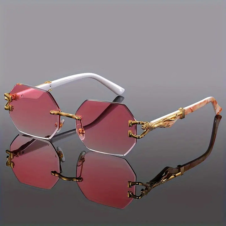 Elegant Hexagonal Sunglasses 4