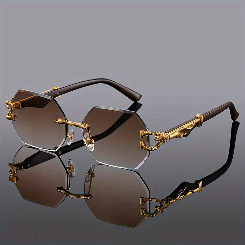 Elegant Hexagonal Sunglasses 4
