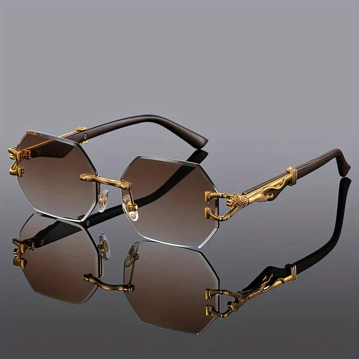 Elegant Hexagonal Sunglasses 4