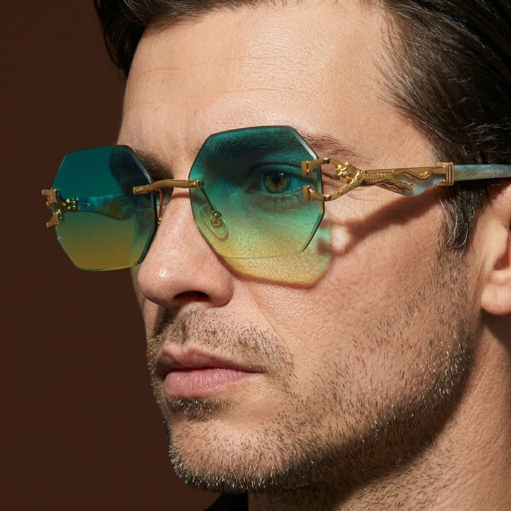 Elegant Hexagonal Sunglasses 8