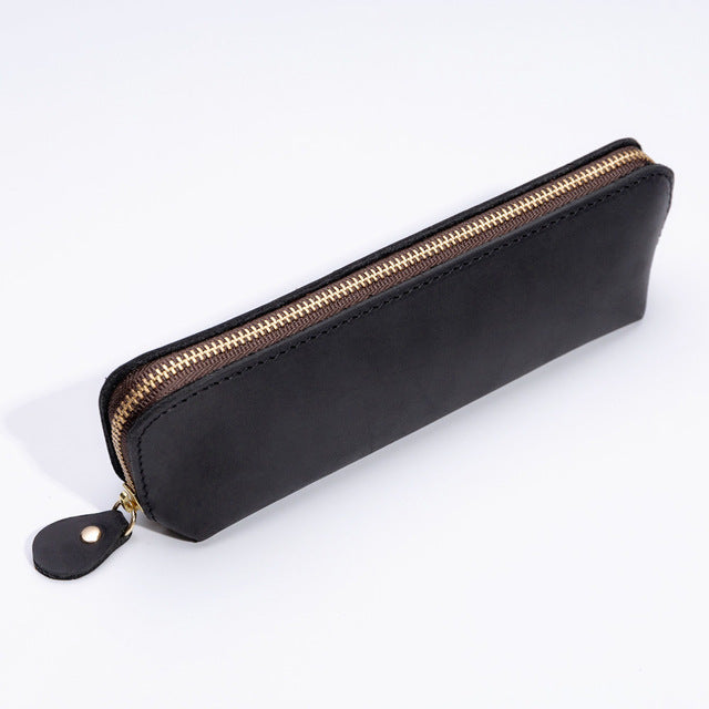 Elegant Leather Pencil Case 0