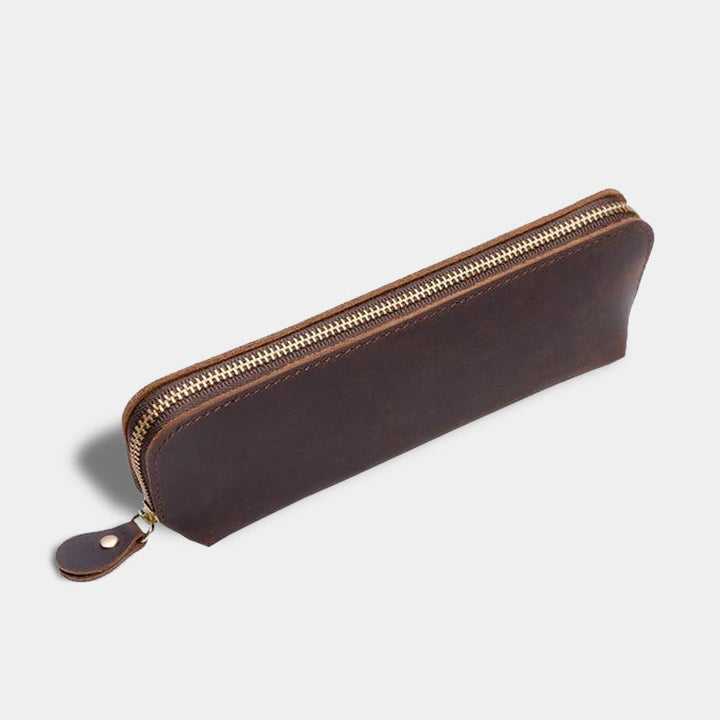 Elegant Leather Pencil Case 1
