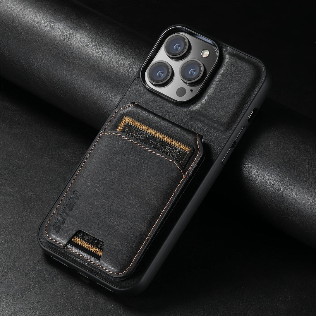 Elegant Leather Wallet Phone Case with Card Holder 6