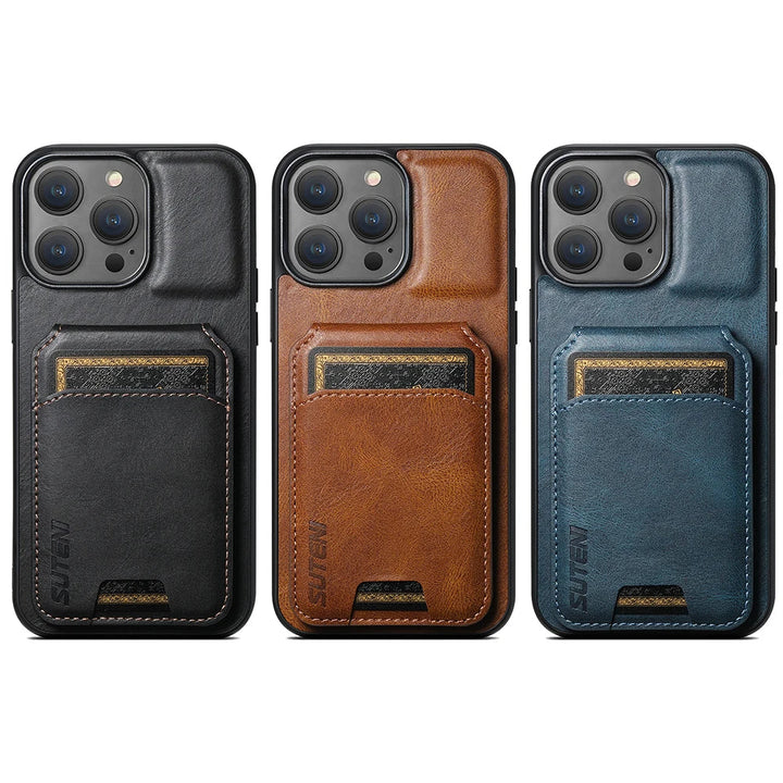 Elegant Leather Wallet Phone Case with Card Holder 7
