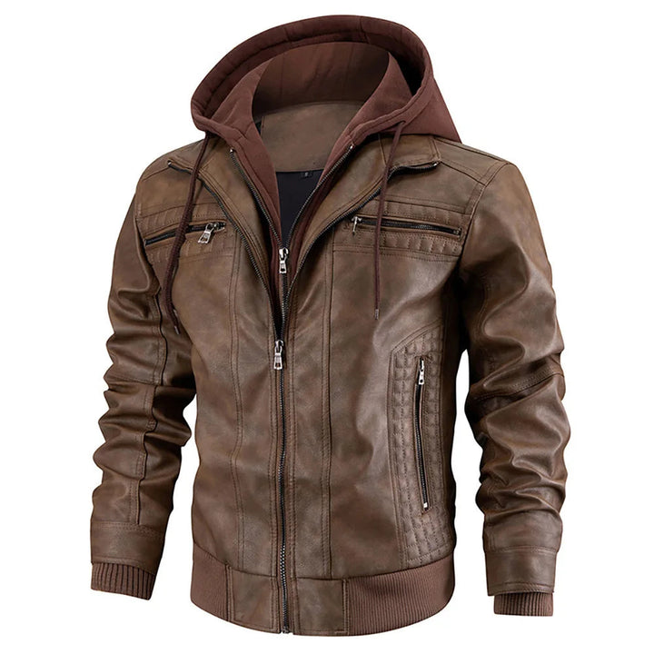 Elegant Leather Winter Coat for Women 3