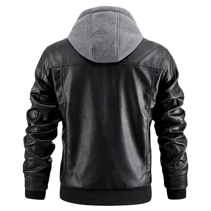 Elegant Leather Winter Coat for Women 4