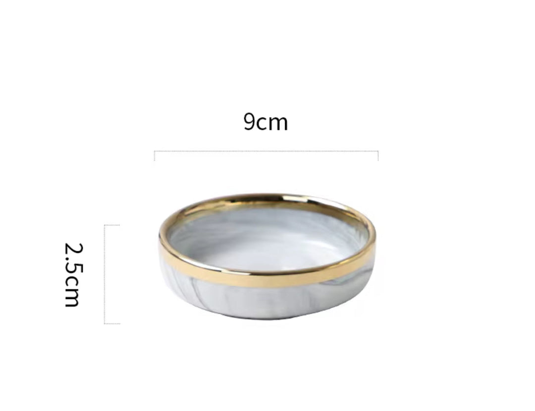 Elegant Marble Dinnerware Set 0